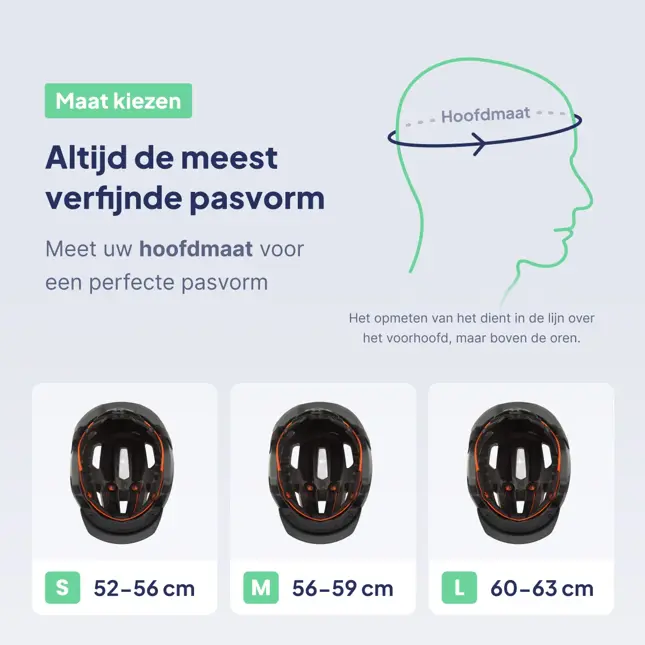 RIDER SMART fietshelm met zonneklep