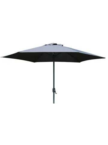 Parasol Luxe 6-ribs - Ø 300cm - antraciet