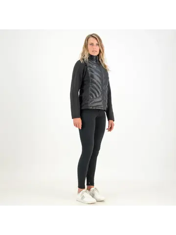 Høgge Verwarmde Dames Bodywarmer Gløde Zwart