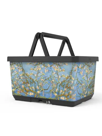 Fietsmand Basky Van Gogh Bloesem