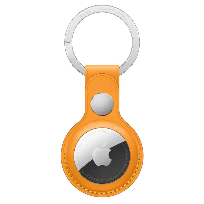 Apple Leather Key ring AirTag-sleutelhanger
