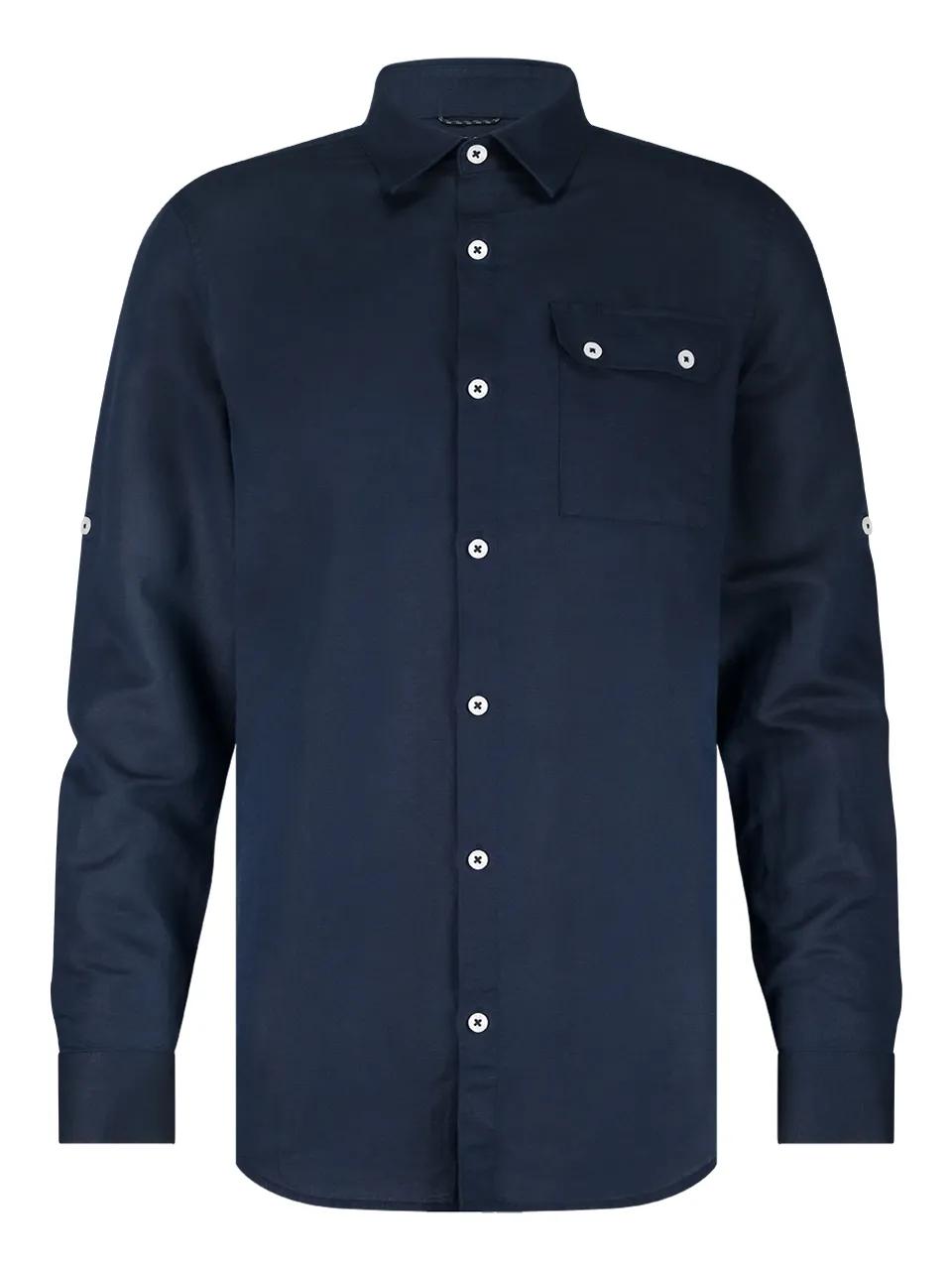 ANWB  Brenn  Overhemd heren  Human Nature  Marineblauw   XXL