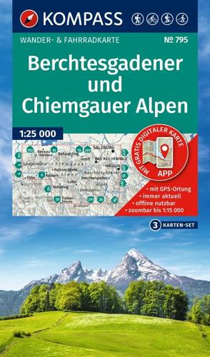 Wandelkaart WK795 Berchtesgadener Alpen