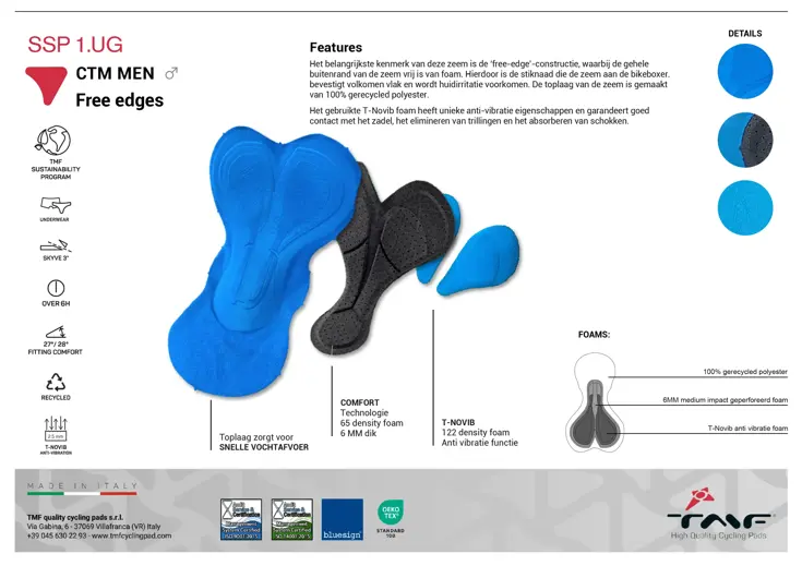 bikeboxer heren Endurance Zwart
