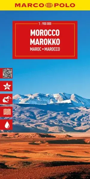 Marco Polo wegenkaart Marokko