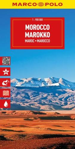 Marco Polo wegenkaart Marokko