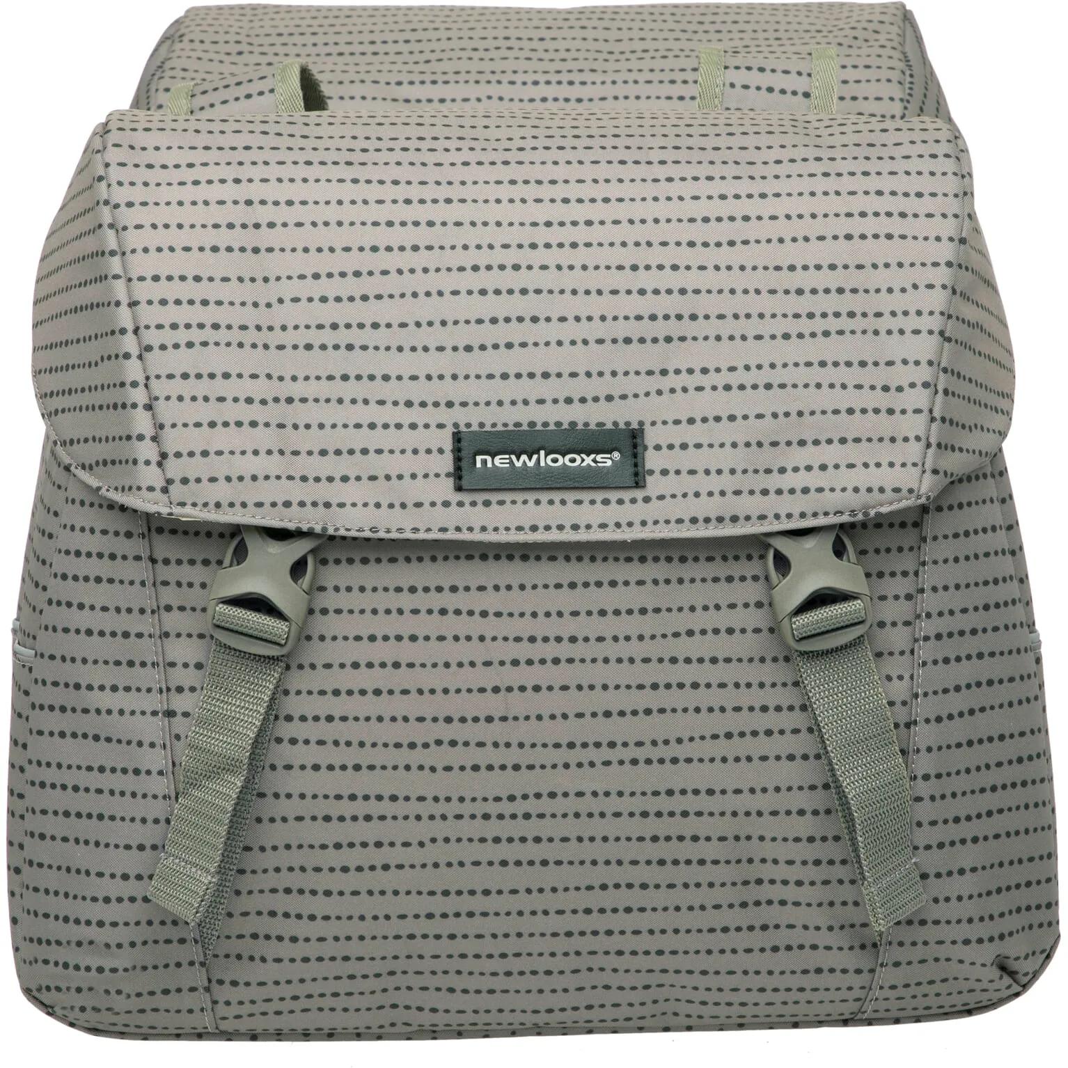 New Looxs  fietstas dubbel Joli nomi grey 37L  Grijs main product image