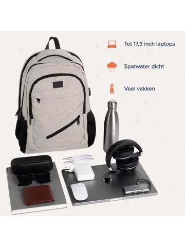 TRVLMORE Rugtas - 36L - 17 Inch