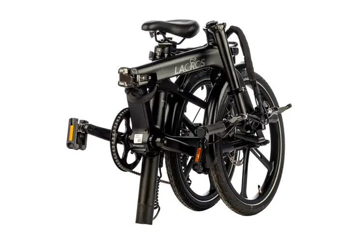 Lacros TX Carbon zwart opvouwbare e-bike