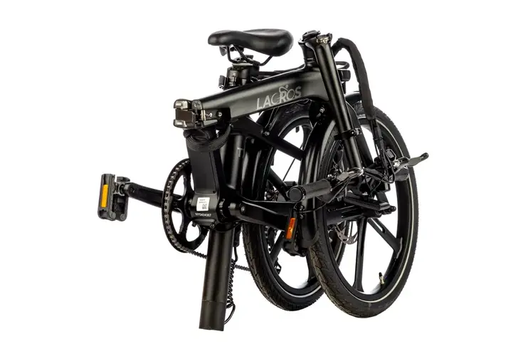 Lacros TX Carbon zwart opvouwbare e-bike