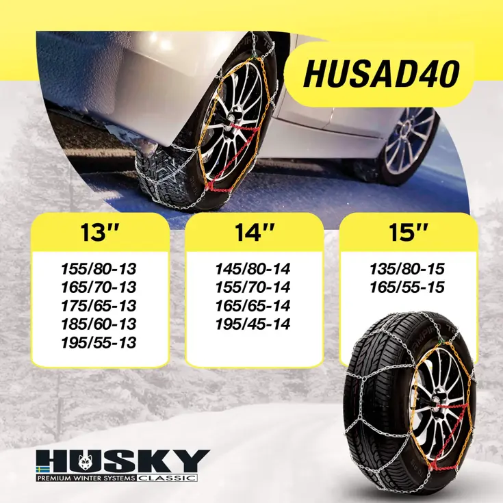Husky Classic 40 Sneeuwkettingen