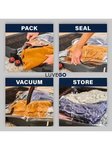 Luvego - Vacuümzakken voor Kleding - 2-Pack