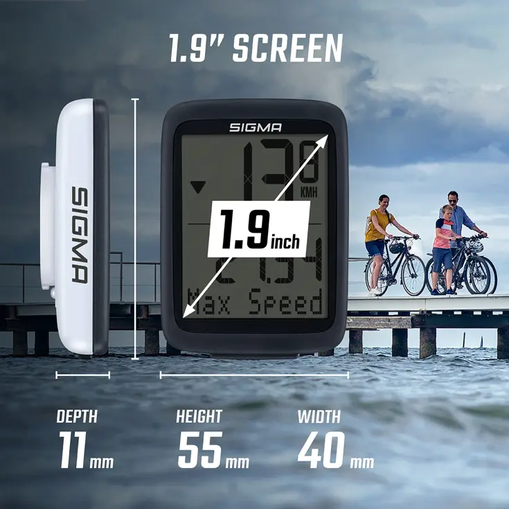Draadloze fietscomputer met 10 functies