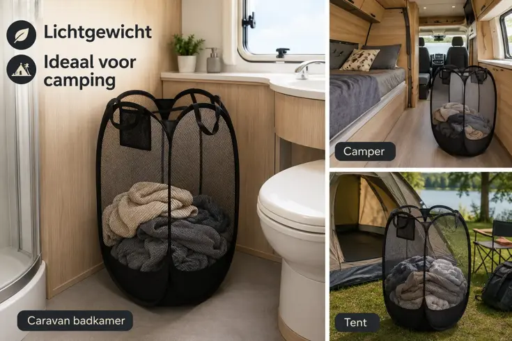 Opvouwbare Wasmand 64 Liter - Opbergmand