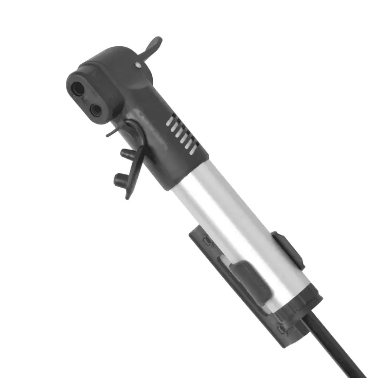 Telescopische fietspomp met handvat
