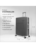 Grote Reiskoffer 76cm - 86L