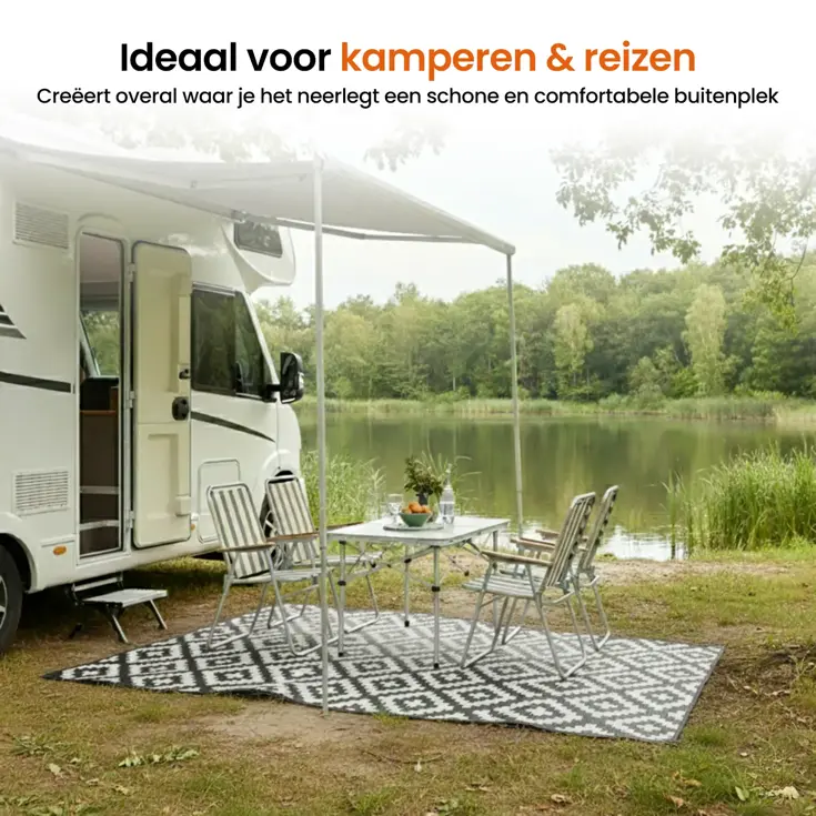 Buitenkleed - 183x290cm - Incl. Draagtas