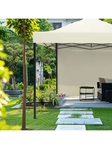 Partytent met Zijwanden – 3x3 m – Beige