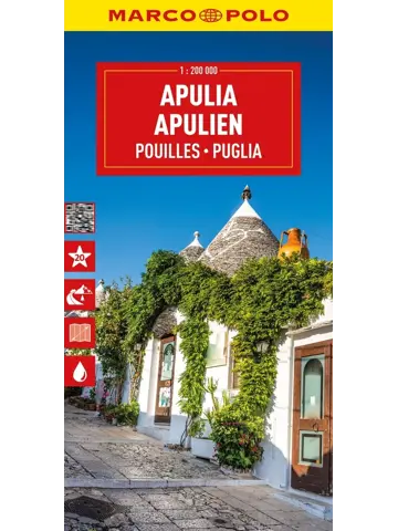 Wegenkaart 11 Puglia - Apulië