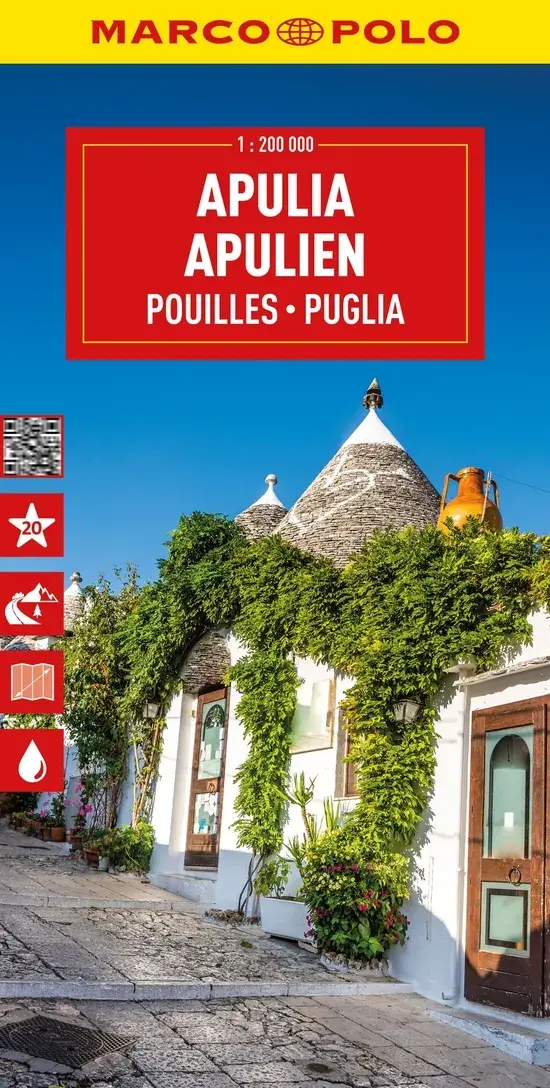 Wegenkaart 11 Puglia - Apulië