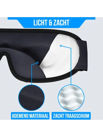 Strex Luxe Slaapmasker - 3D Ergonomisch