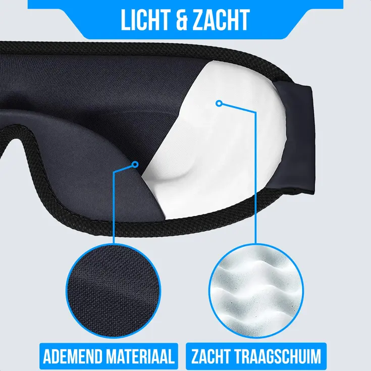 Strex Luxe Slaapmasker - 3D Ergonomisch