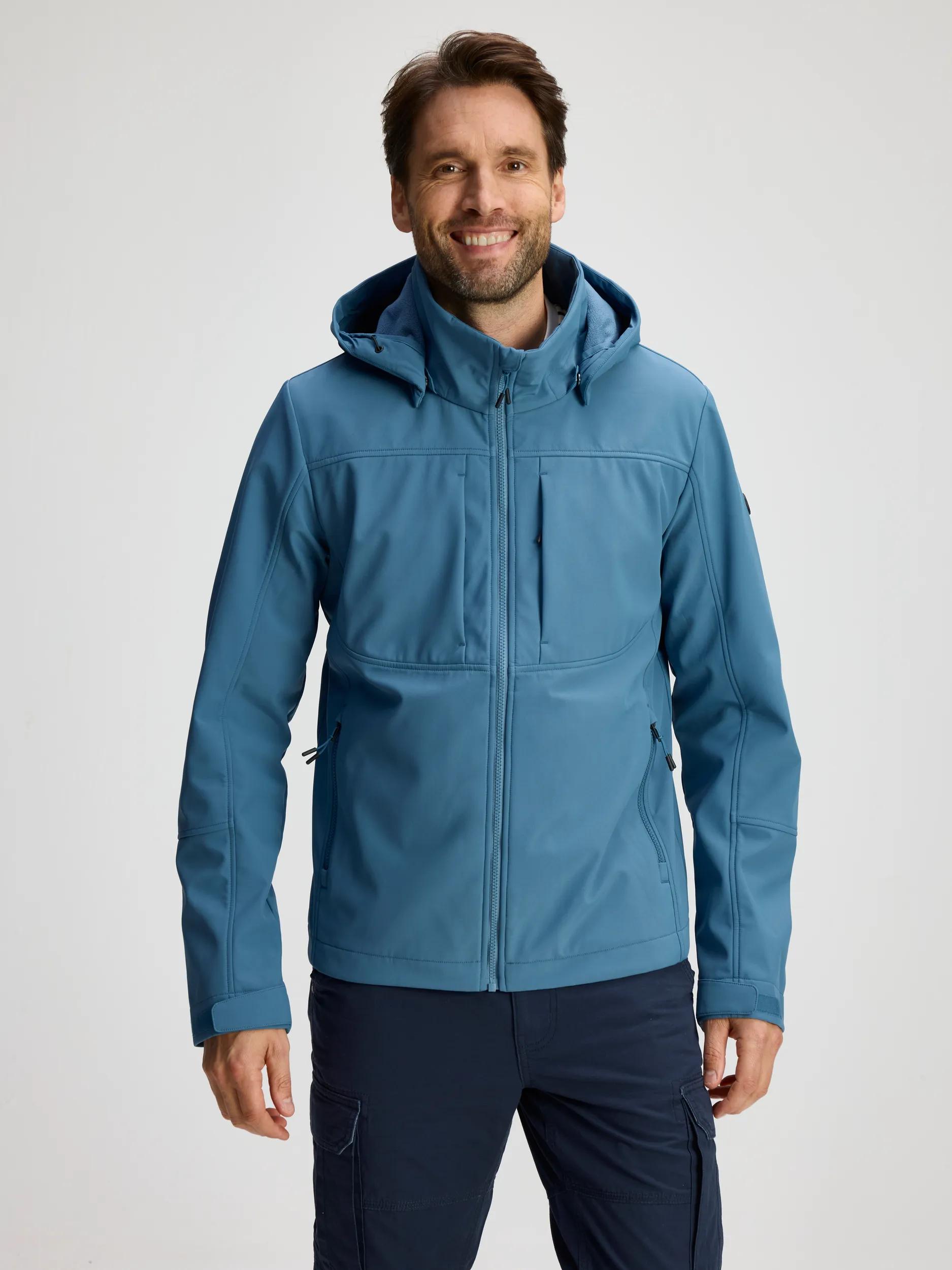 ANWB  Dusino  Softshelljas heren  Human Nature  Blauw   L