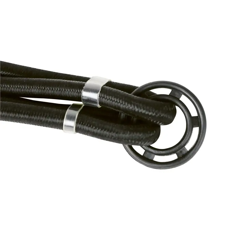 Bagagebinder 60cm met gecoate haken