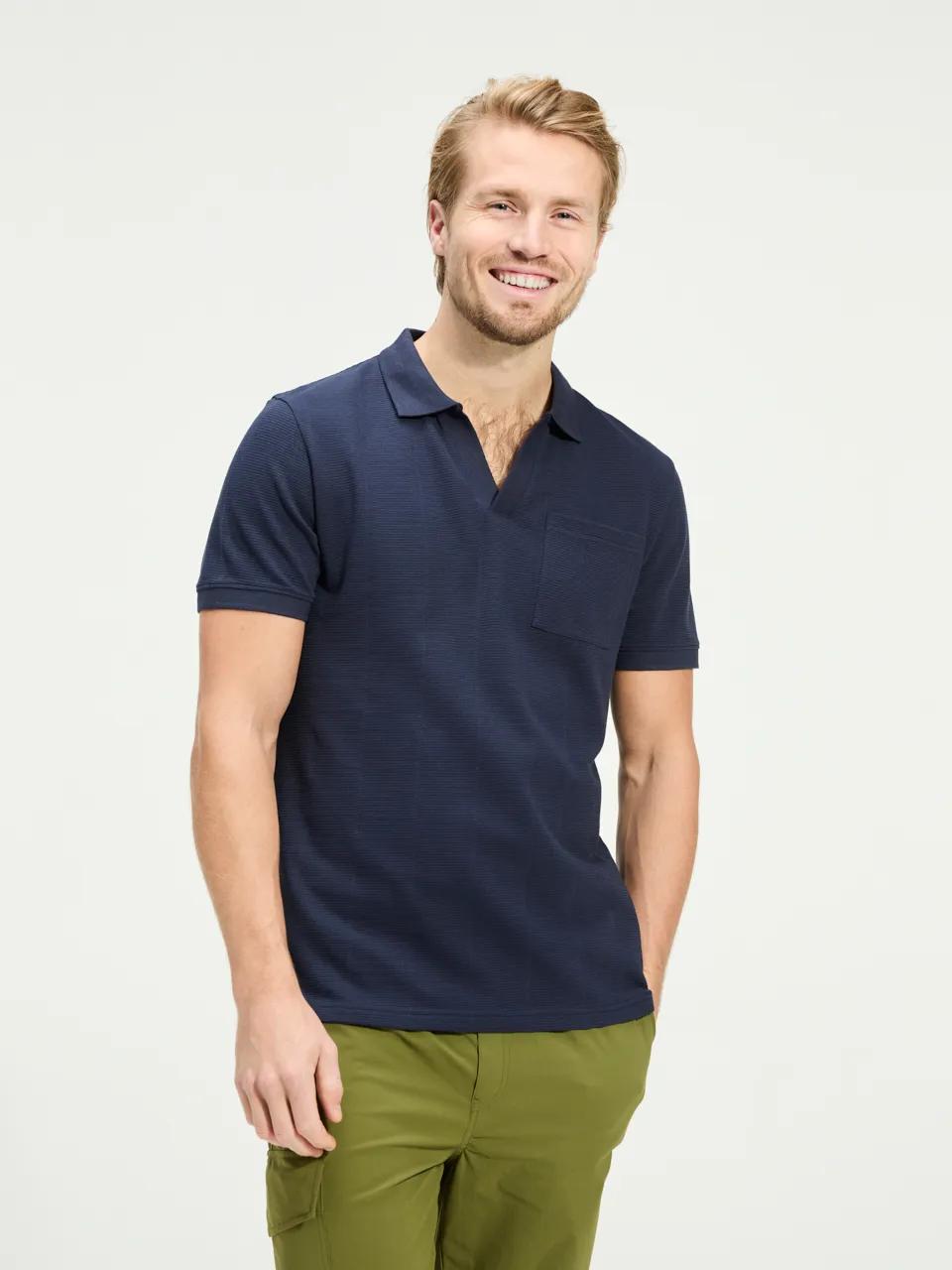 ANWB  Earth  Polo heren  Human Nature  Navy   4XL