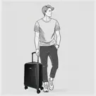 Edmonton - Handbagage koffer - 55cm - 35L