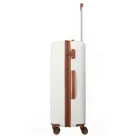 Travelite Bali 4 Wiel Trolley L white/cognac