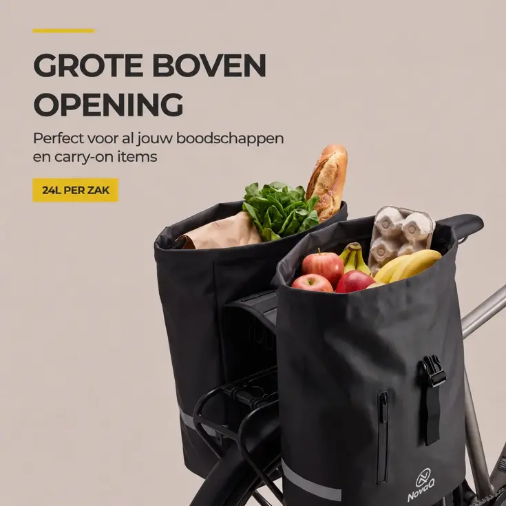 Fietstassen Dubbel - Waterdicht - E-Bike Tas