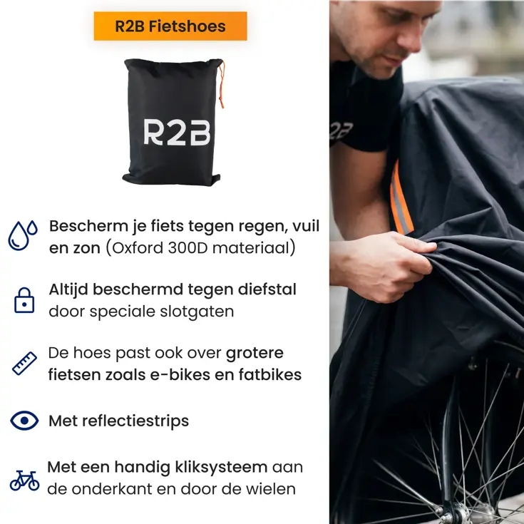 Fietshoes Waterdicht 200x90x100 cm