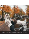 Touchscreen Handschoenen Winter - Wit