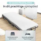 Troonz Opklapbed Deluxe - 90 x 200 cm - Set