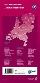 ANWB Wandelregiokaart Zeeuws Vlaanderen