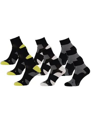 9 paar - Quarter - Fietssokken