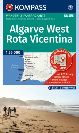 Wandelkaart WK258 Algarve West