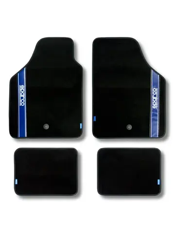 Automatten set - Stof - Blauw