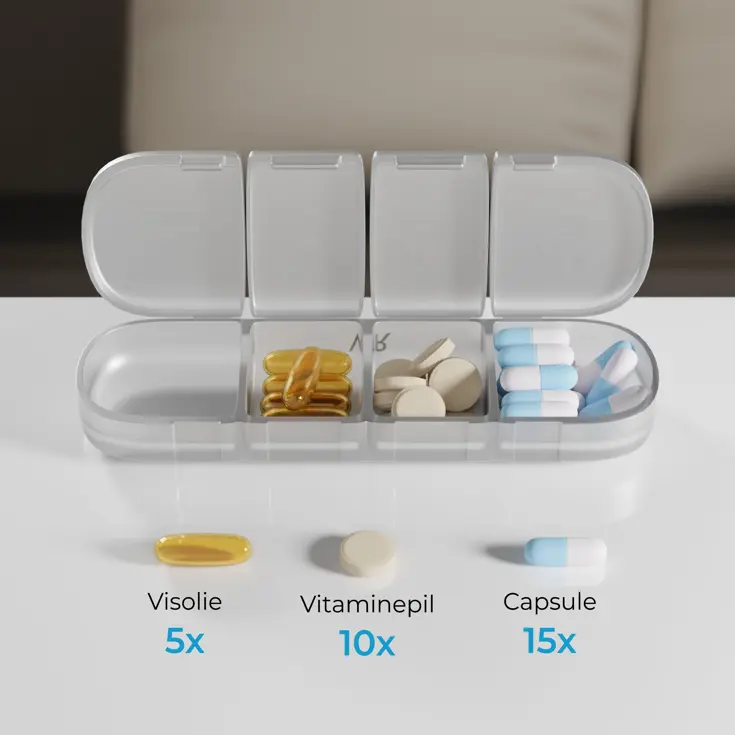 GEASY Pillendoos 7 Dagen – 4 Vakken