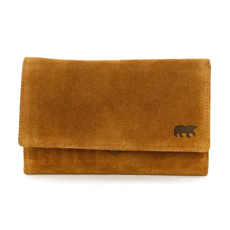 Sweety XL - Suede Leren Overslagportemonnee
