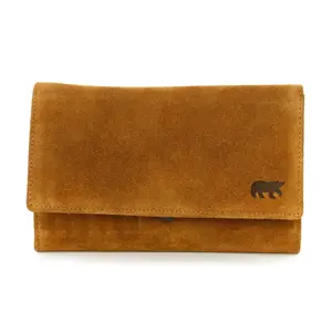 Sweety XL - Suede Leren Overslagportemonnee