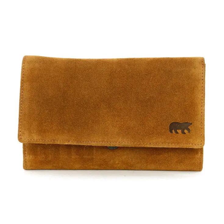Sweety XL - Suede Leren Overslagportemonnee