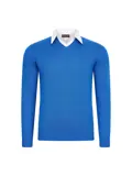 Heren Mock Pullover