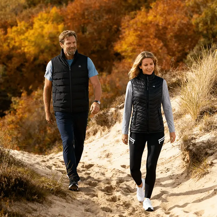 Infrarood Verwarmde Bodywarmer- Heren