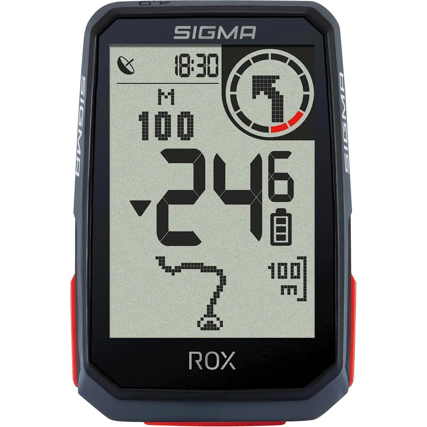 Sigma  fietscomputer ROX 4.0 GPS Black  Zwart main product image