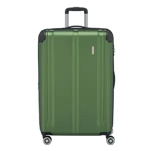 Travelite 4 wiel trolley l expandable Groen