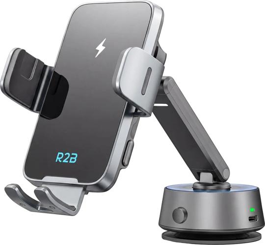 Auto Zuignap met Draadloze Oplader