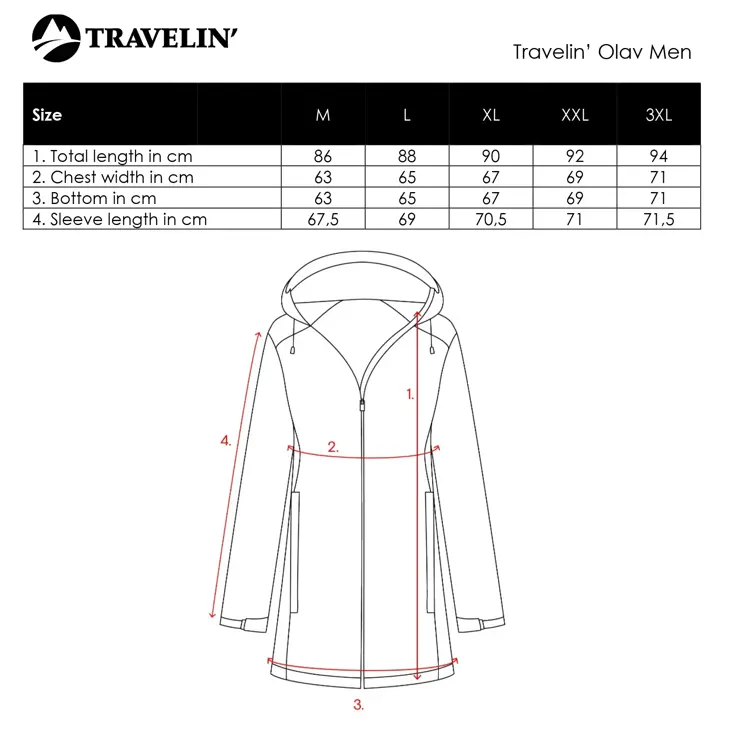 Travelin' Olav Heren Winterjas - Waterdicht