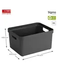 Sigma home - Opbergbox - 32L - 4-delig